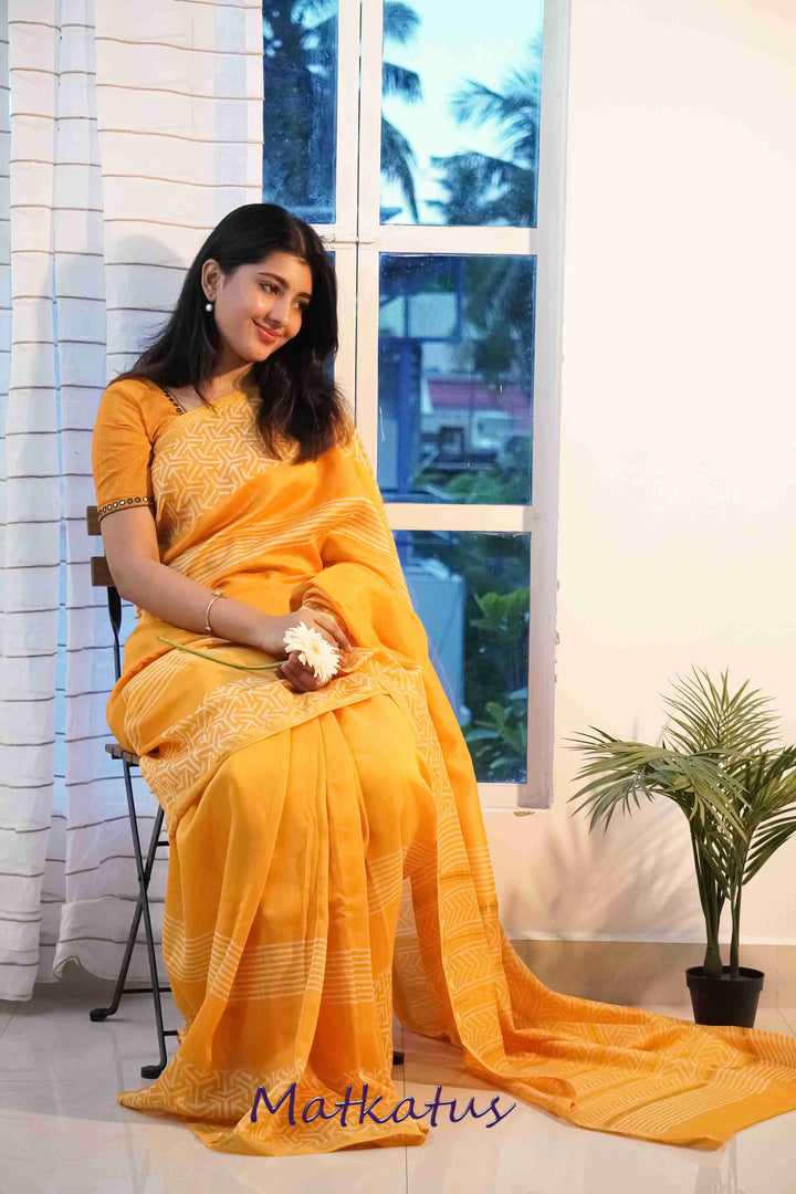 Chanderi Saree-Matkatus