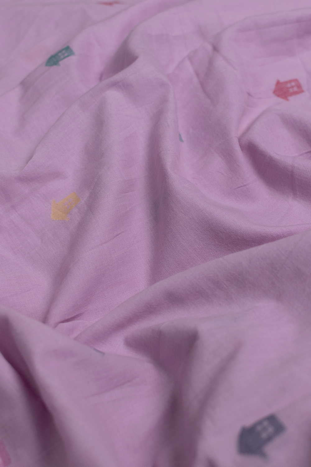 Light Purple Jamdani Cotton Fabric