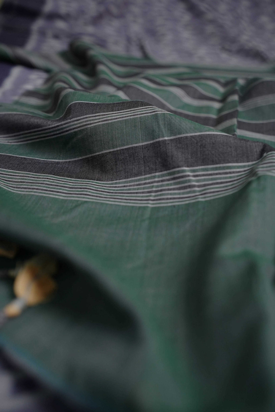 Mild Grey Orissa Ikat Cotton saree