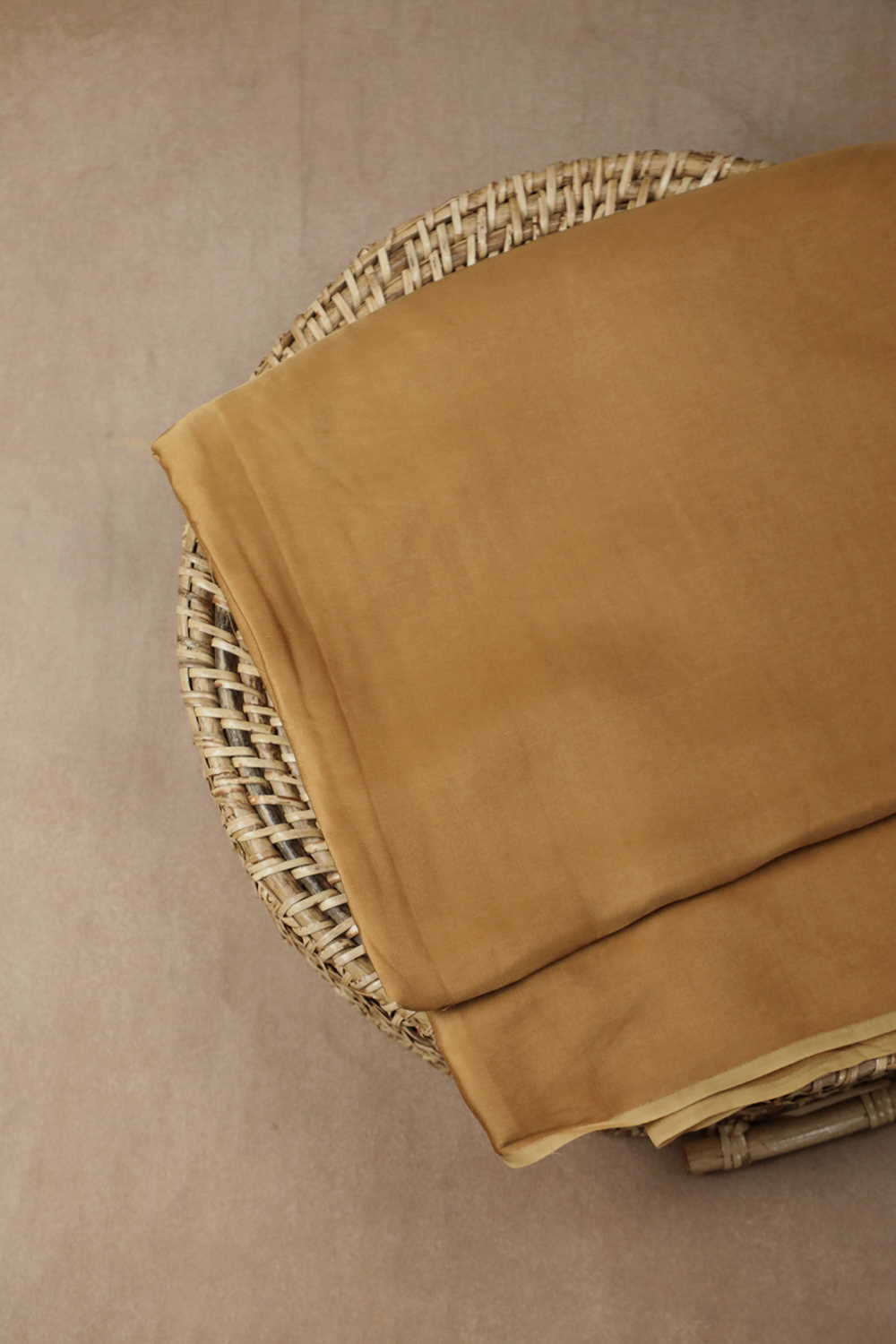 Plain Yellow Modal Silk Fabric