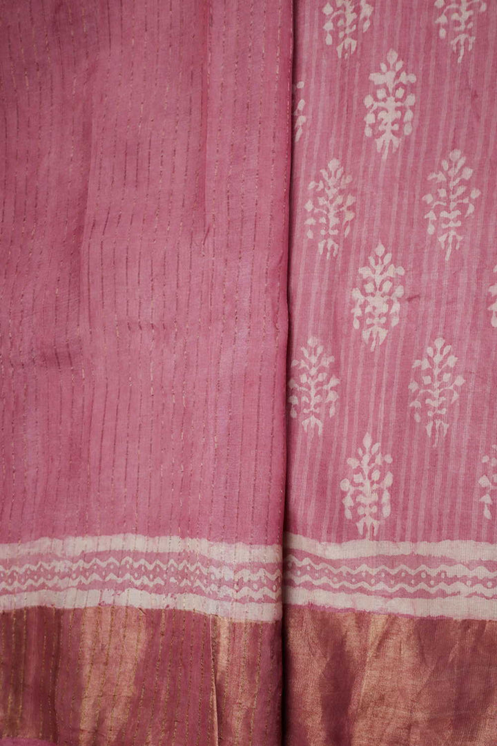 Tussar Silk Saree-Matkatus