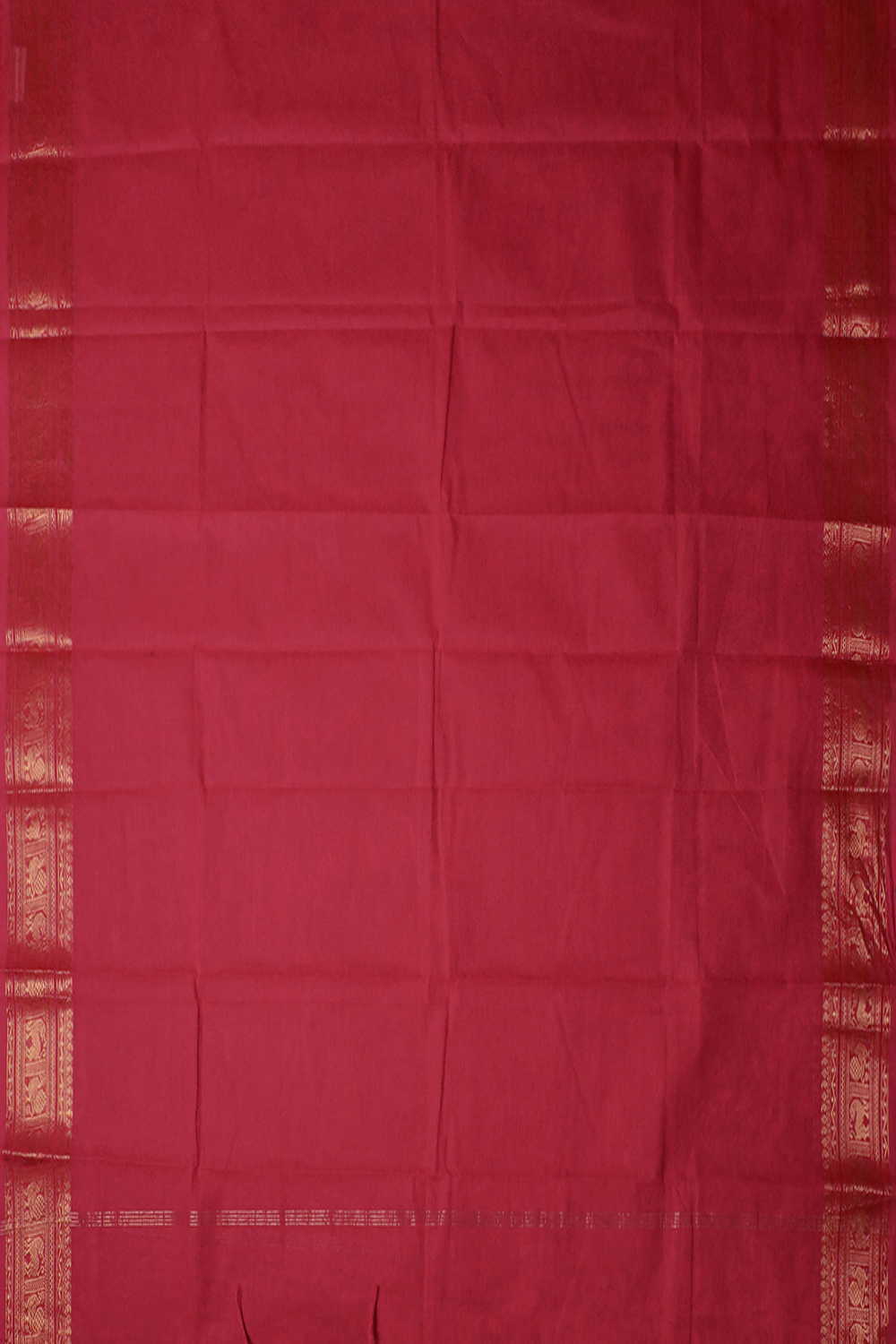 Peacock Border With Pink Kanchi Cotton Dupatta