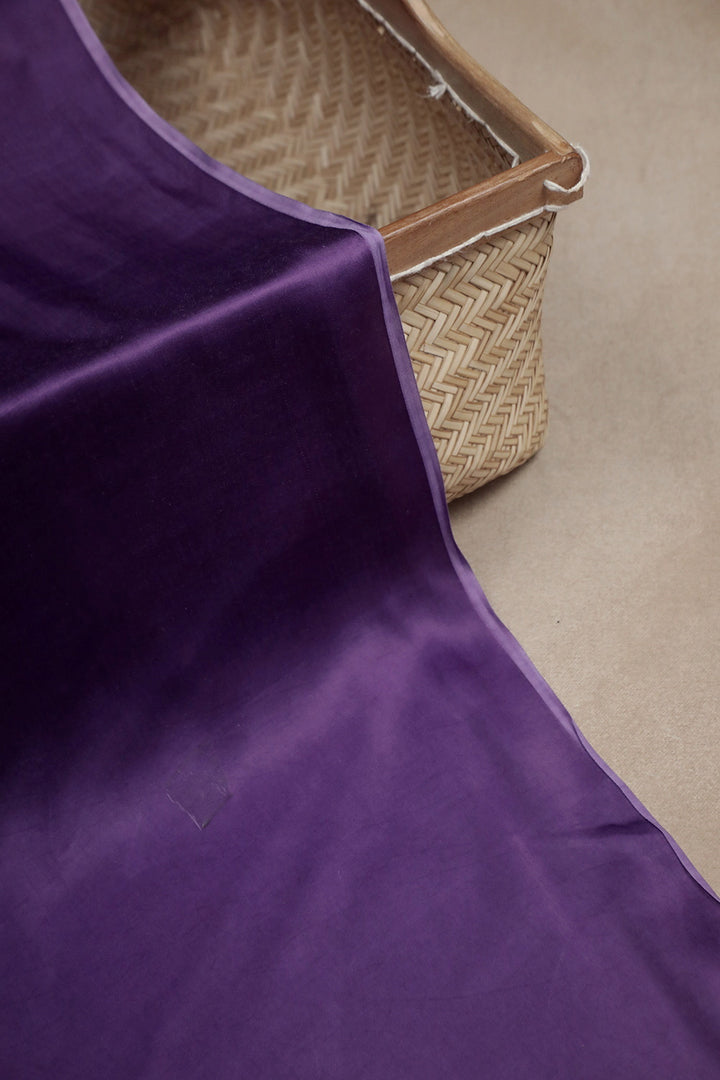 Pleasant Purple Plain Modal Silk Fabric