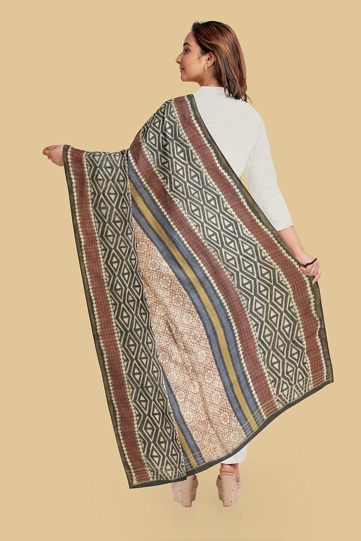 Silk Cotton Dupatta - Mataktus