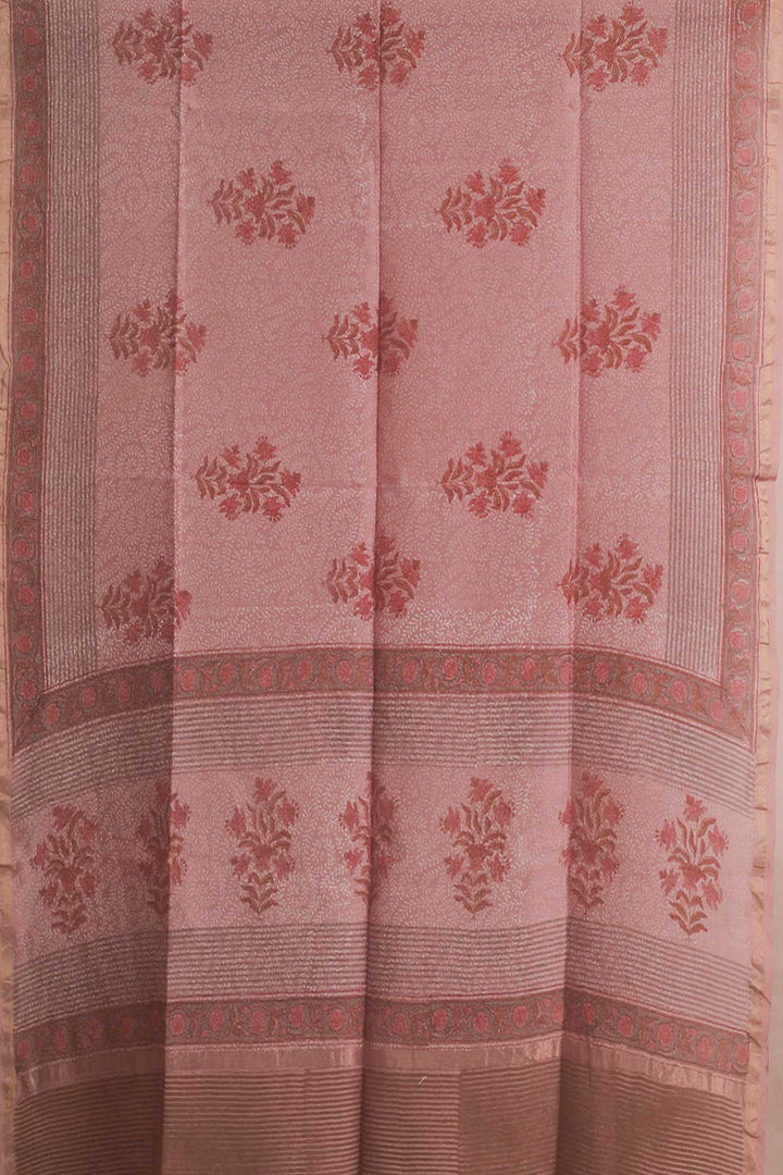Block Printed Silk Cotton Dupattas - Matkatus
