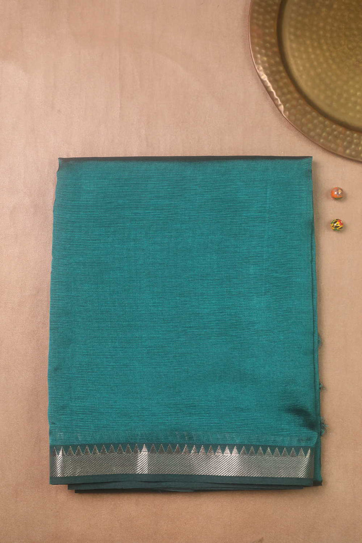Shade of Green Mangalagiri Silk Cotton saree