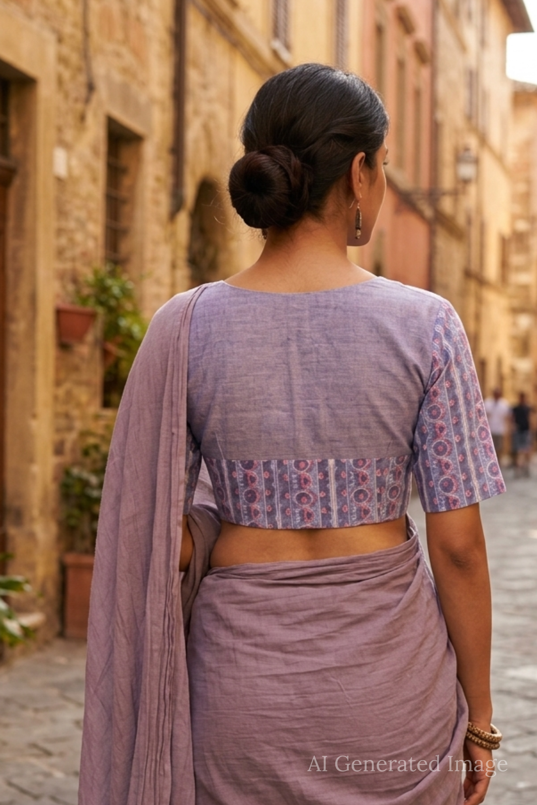 Shruti - Pastel Purple Blouse -32,34,36,38,40,42