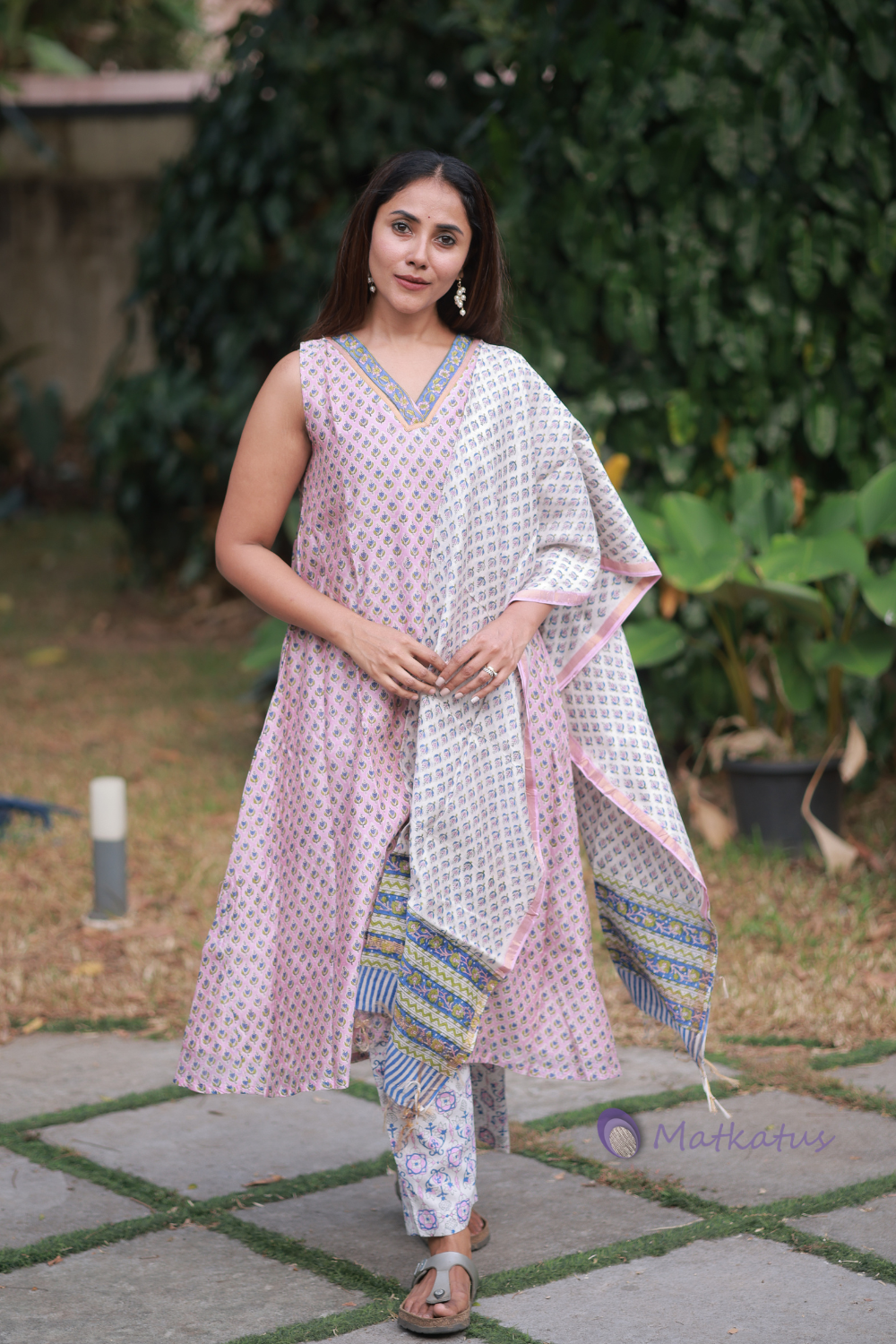 Aarna Unstitched Suit Pattern