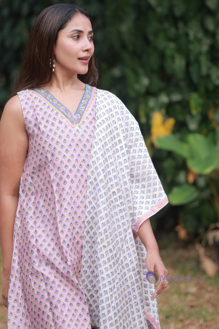 Aarna Unstitched Suit Pattern