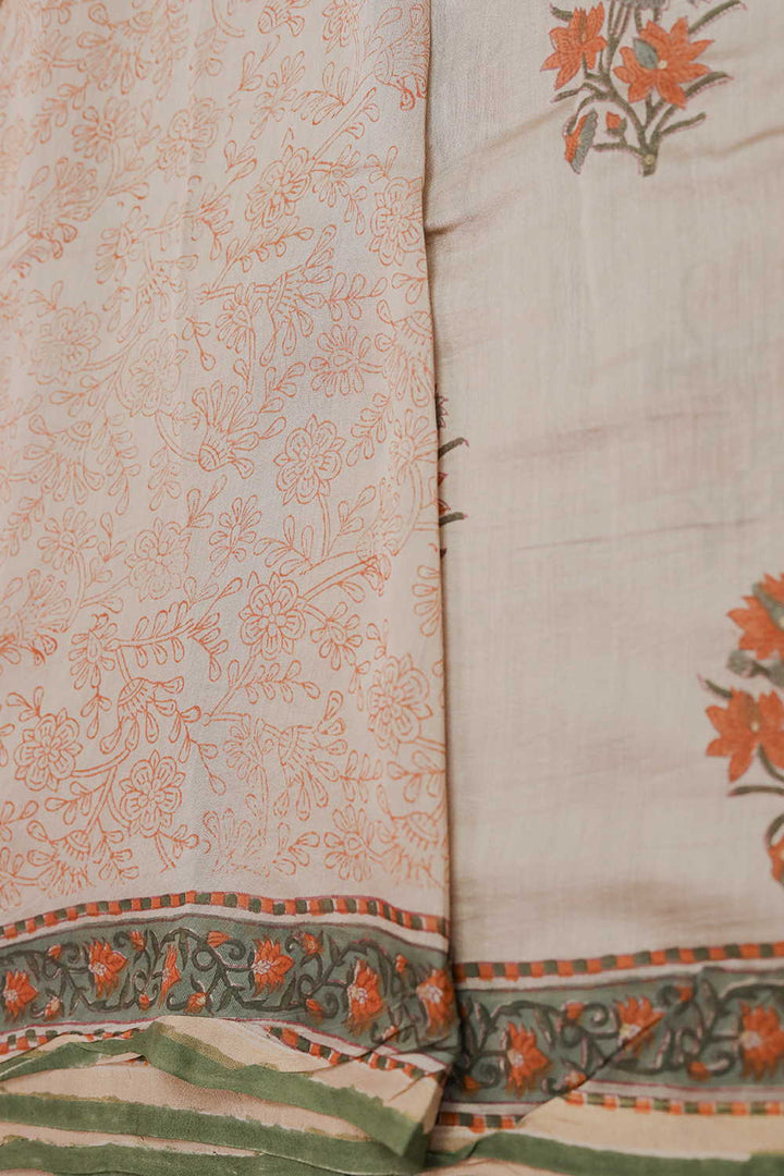 Chanderi Silk Cotton Saree - Matkatus 