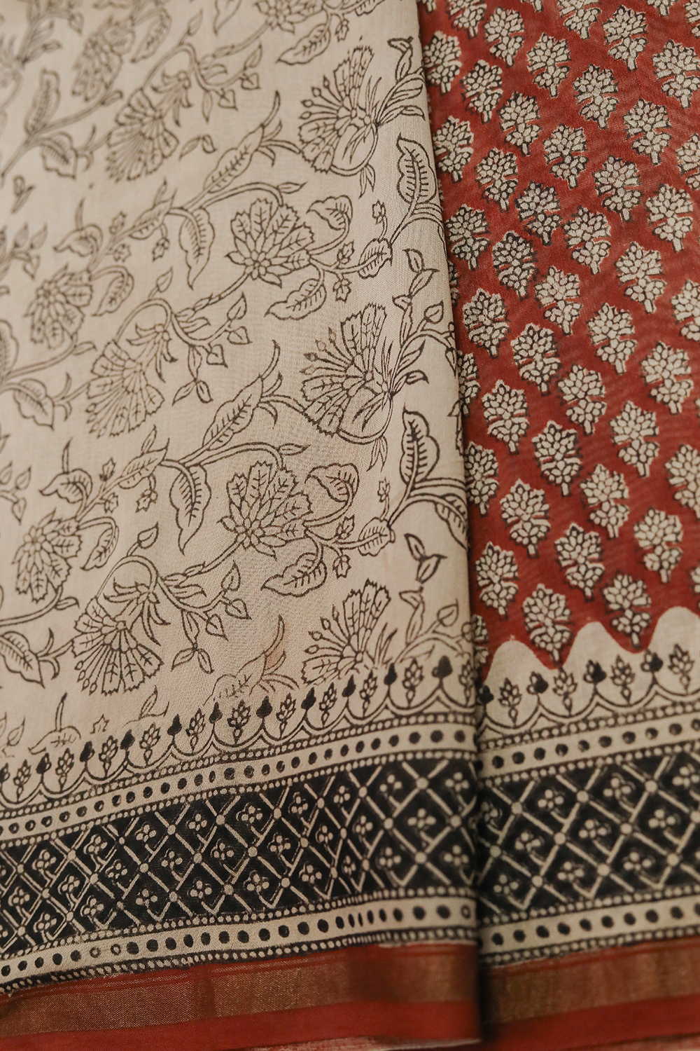 Chanderi Silk Cotton Saree - Matkatus 