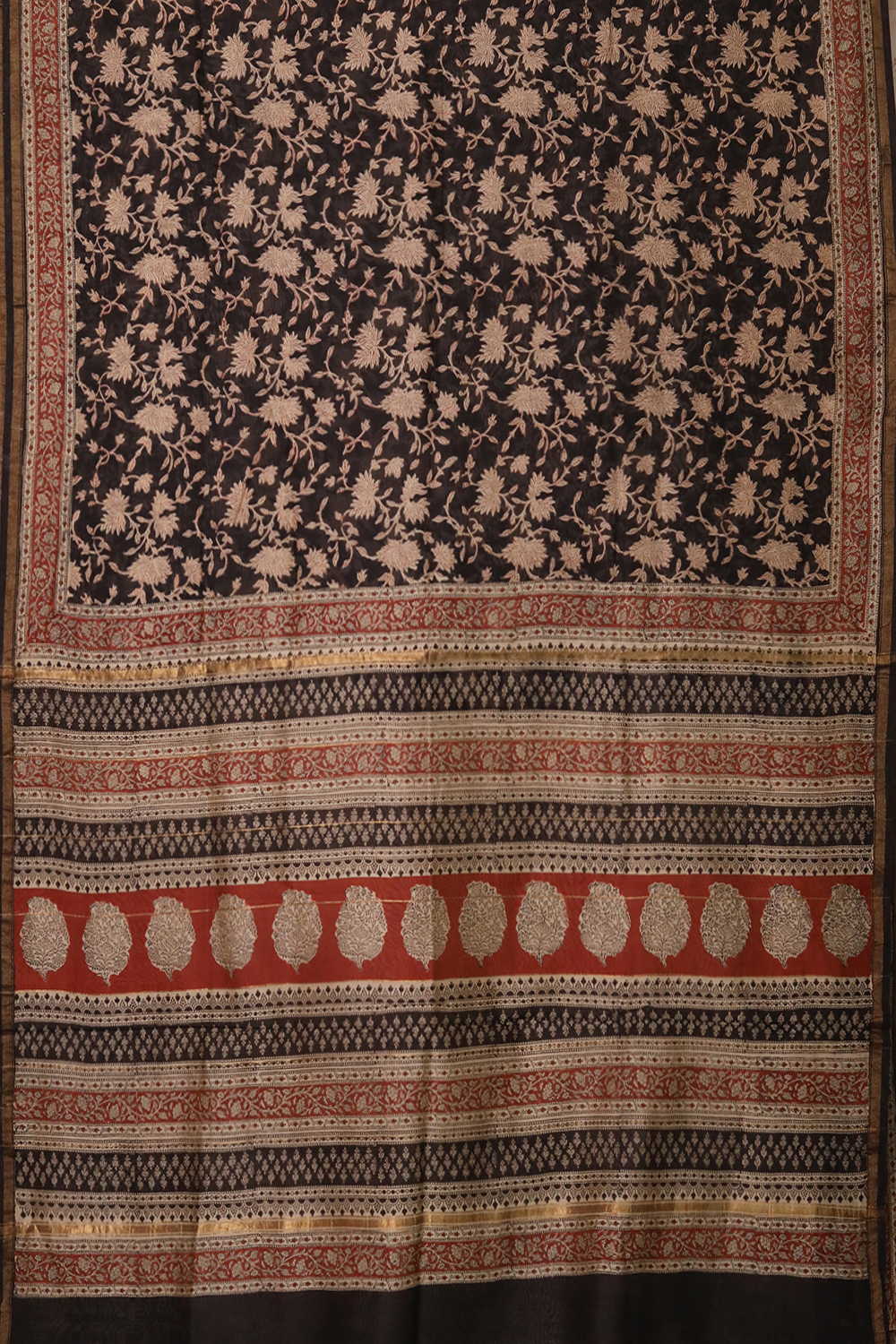 Chanderi Silk Cotton Saree - Matkatus 