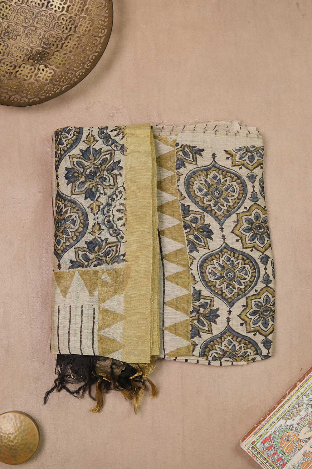 Linen Top & Dupatta - Matkatus 