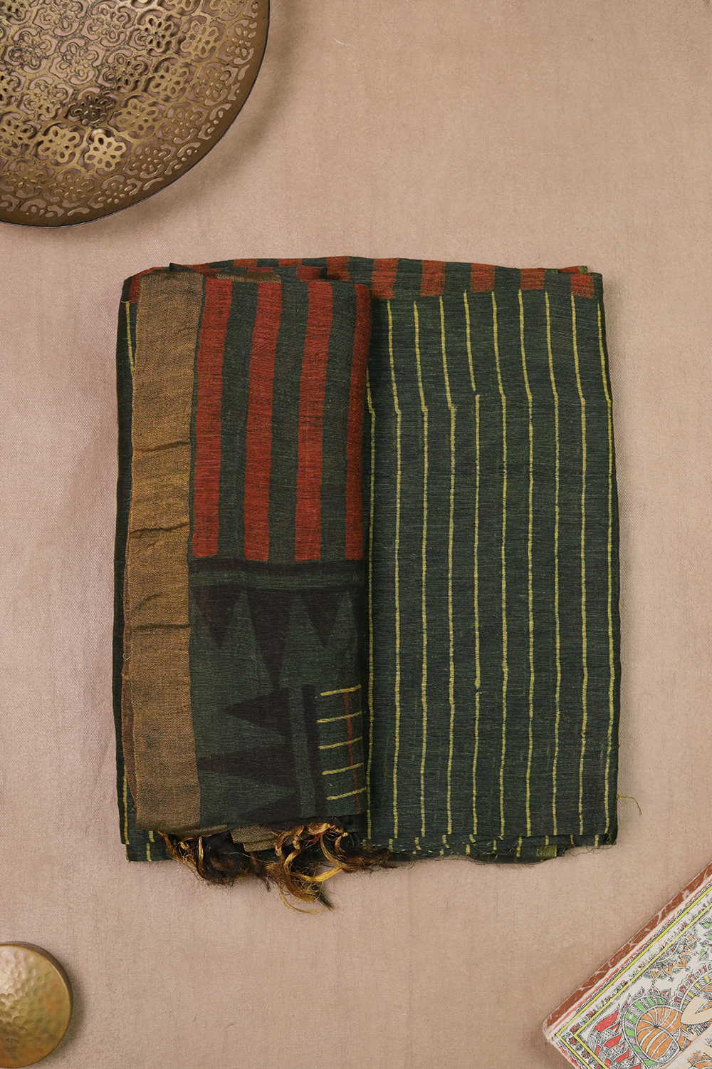 Linen Top & Dupatta - Matkatus 