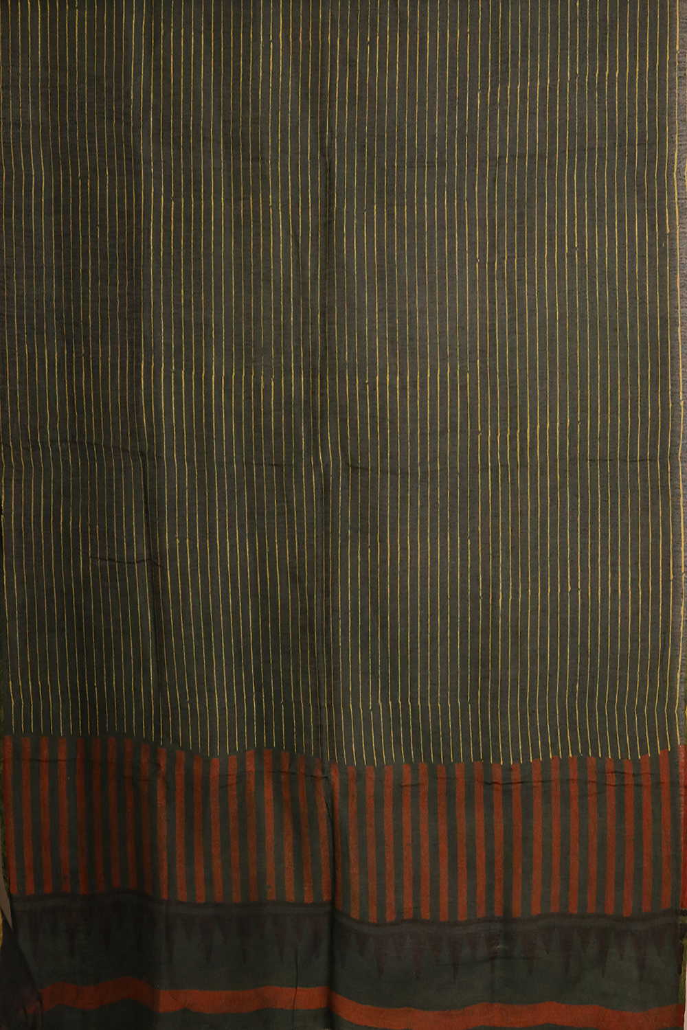 Ajrak Linen Top & Dupatta - Matkatus 