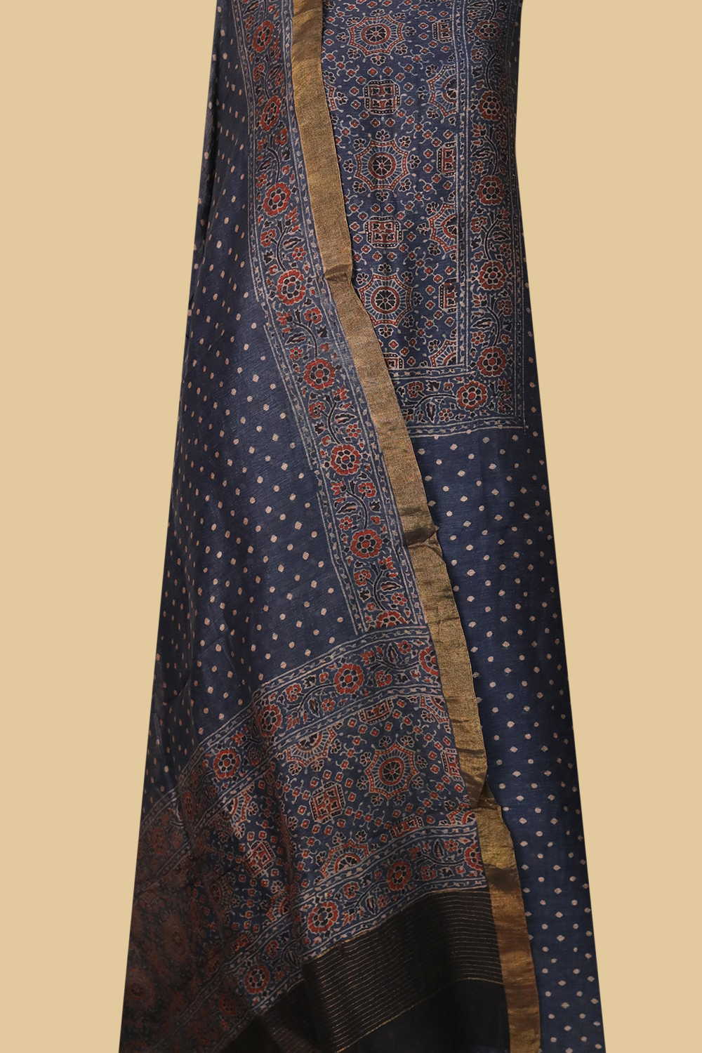 Linen Top & Dupatta - Matkatus 