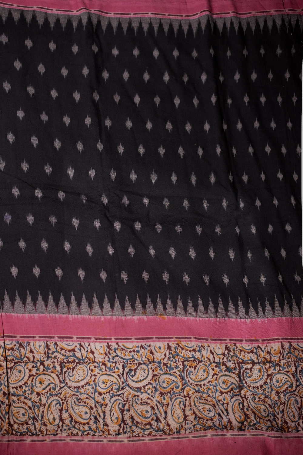 Printed Kalamkari Border Fabric - Matkatus 