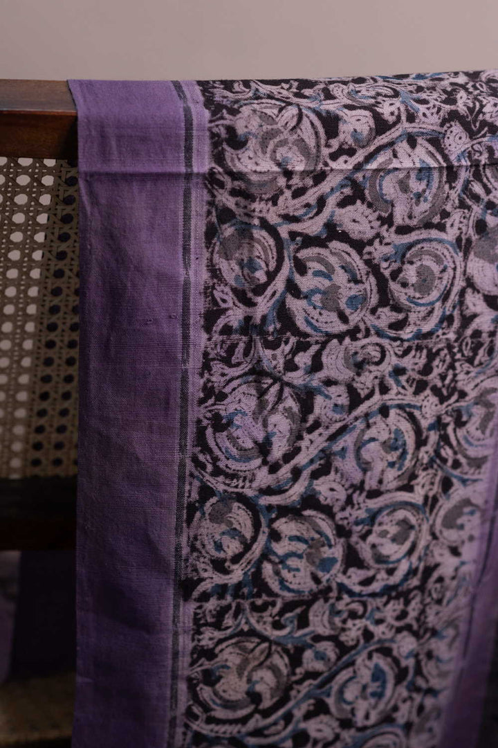 Printed Kalamkari Border Fabric - Matkatus 