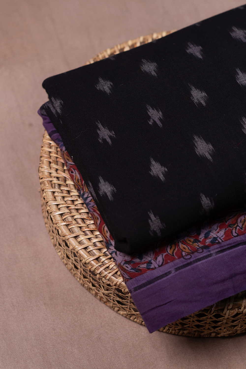 Printed Kalamkari Border Fabric - Matkatus 