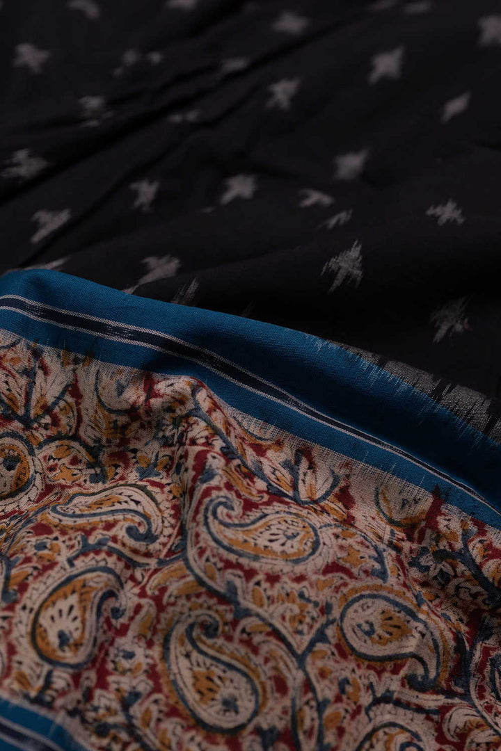 Printed Kalamkari Border Fabric - Matkatus 