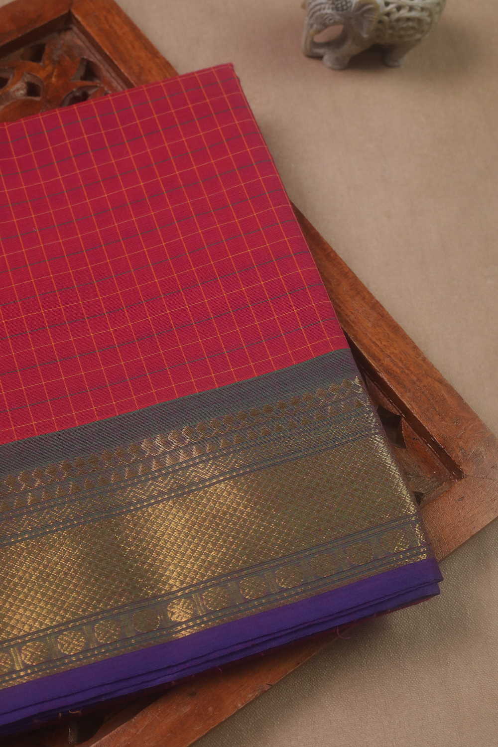 Kanchi Cotton Saree - Matkatus 