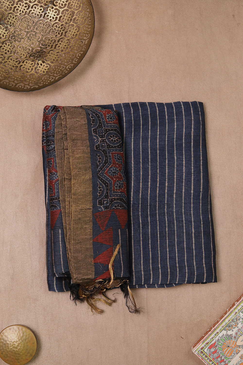 Linen Top & Dupatta - Matkatus 