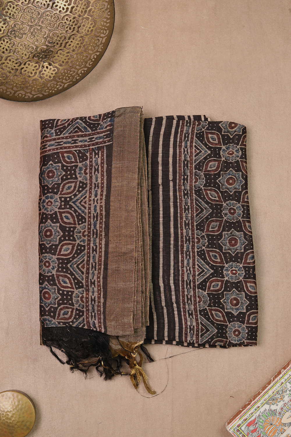 Linen Top & Dupatta - Matkatus 