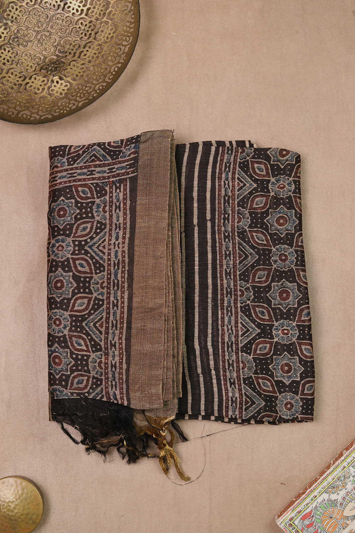 Linen Top & Dupatta - Matkatus 