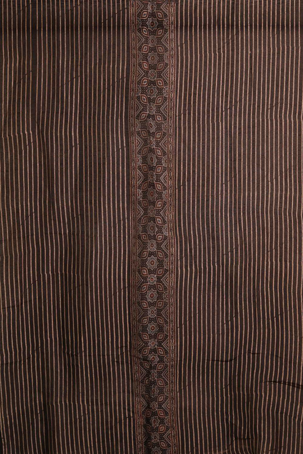 Ajrak Linen Top & Dupatta - Matkatus 
