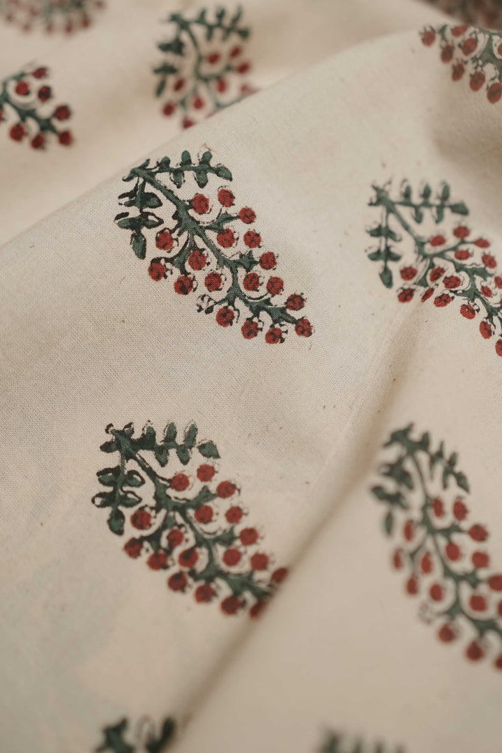 Block Printed Fabric-Matkatus 