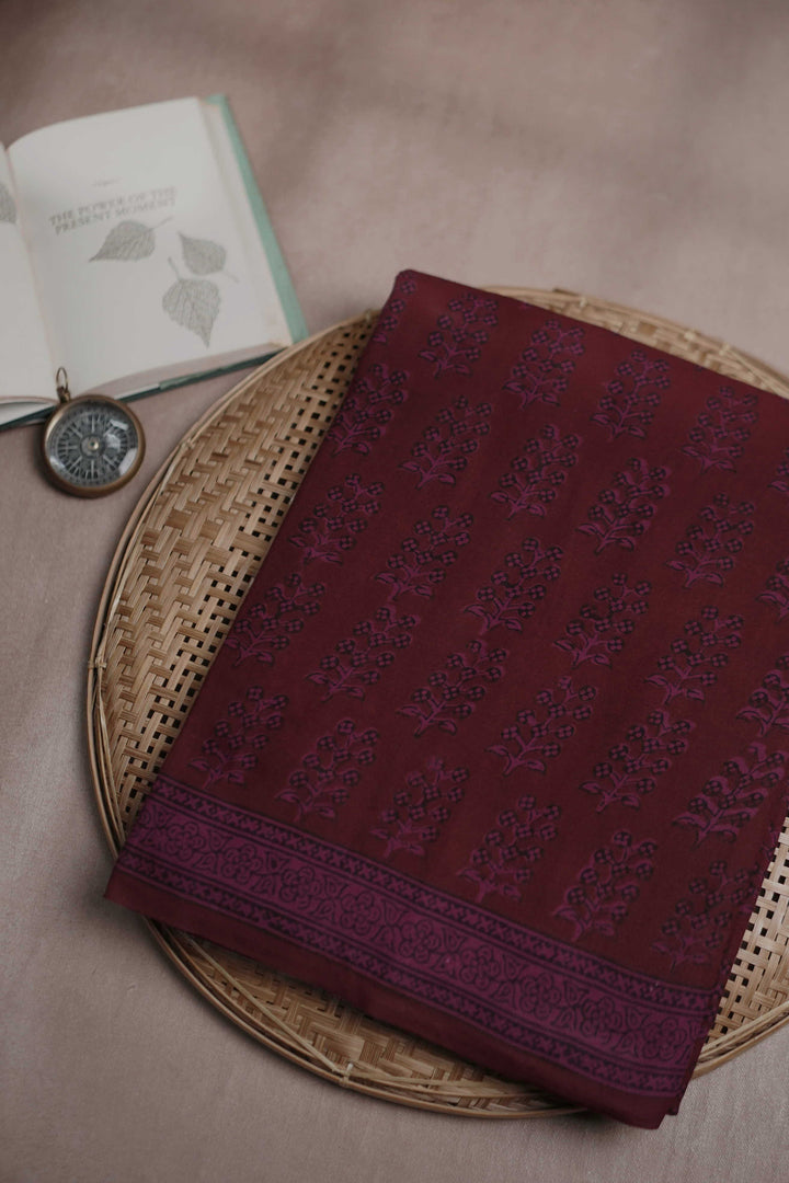 Block Printed Sarees - Matkatus 