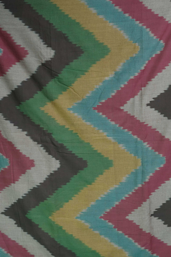 Carnival Chevron Ikat Cotton Fabric - 1.4m