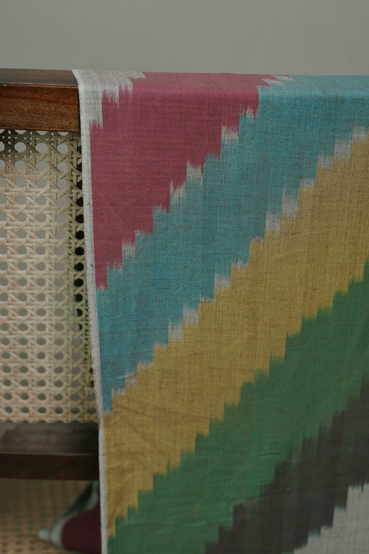 Carnival Chevron Ikat Cotton Fabric - 1.4m