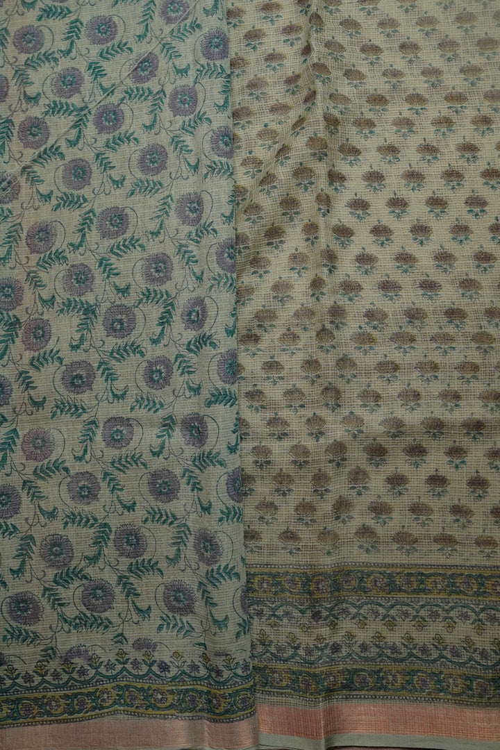Block Printed Cotton Sarees - Matkatus 