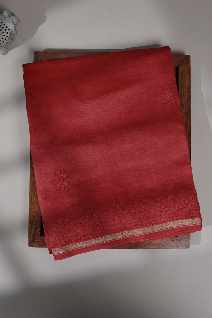 Chikan Work Sarees - Matkatus 