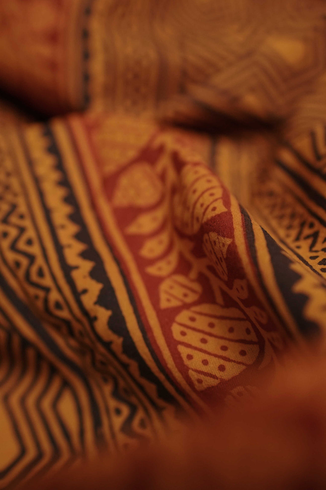 Patterned Bagh Cotton Fabric - 1m