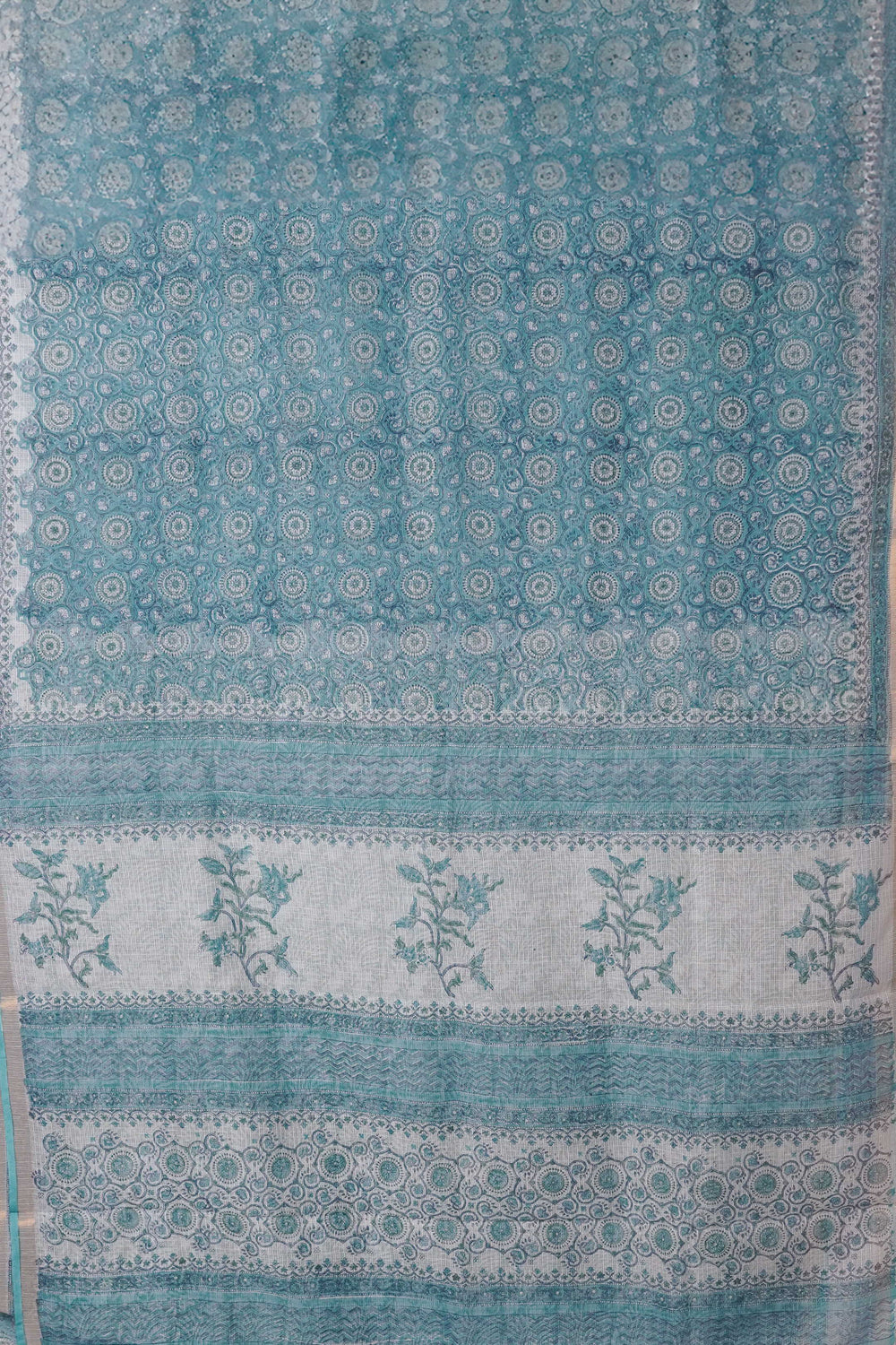 Block Printed Cotton Sarees - Matkatus 