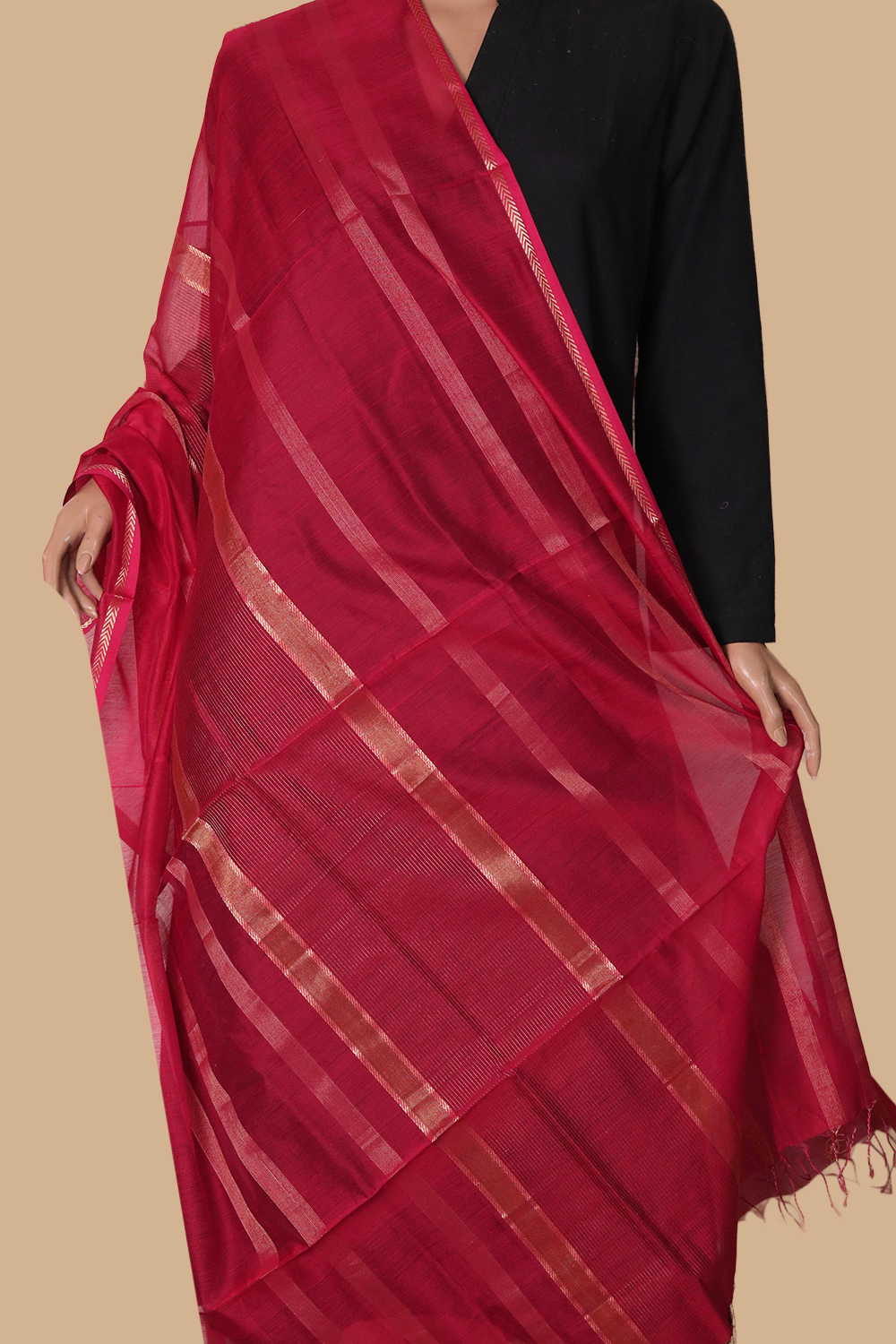Silk Cotton Dupattas - Matkatus