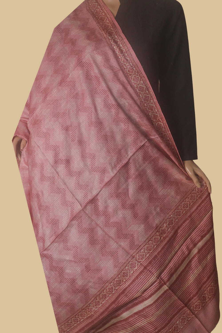 Tussar Silk Dupatta - Matkatus 