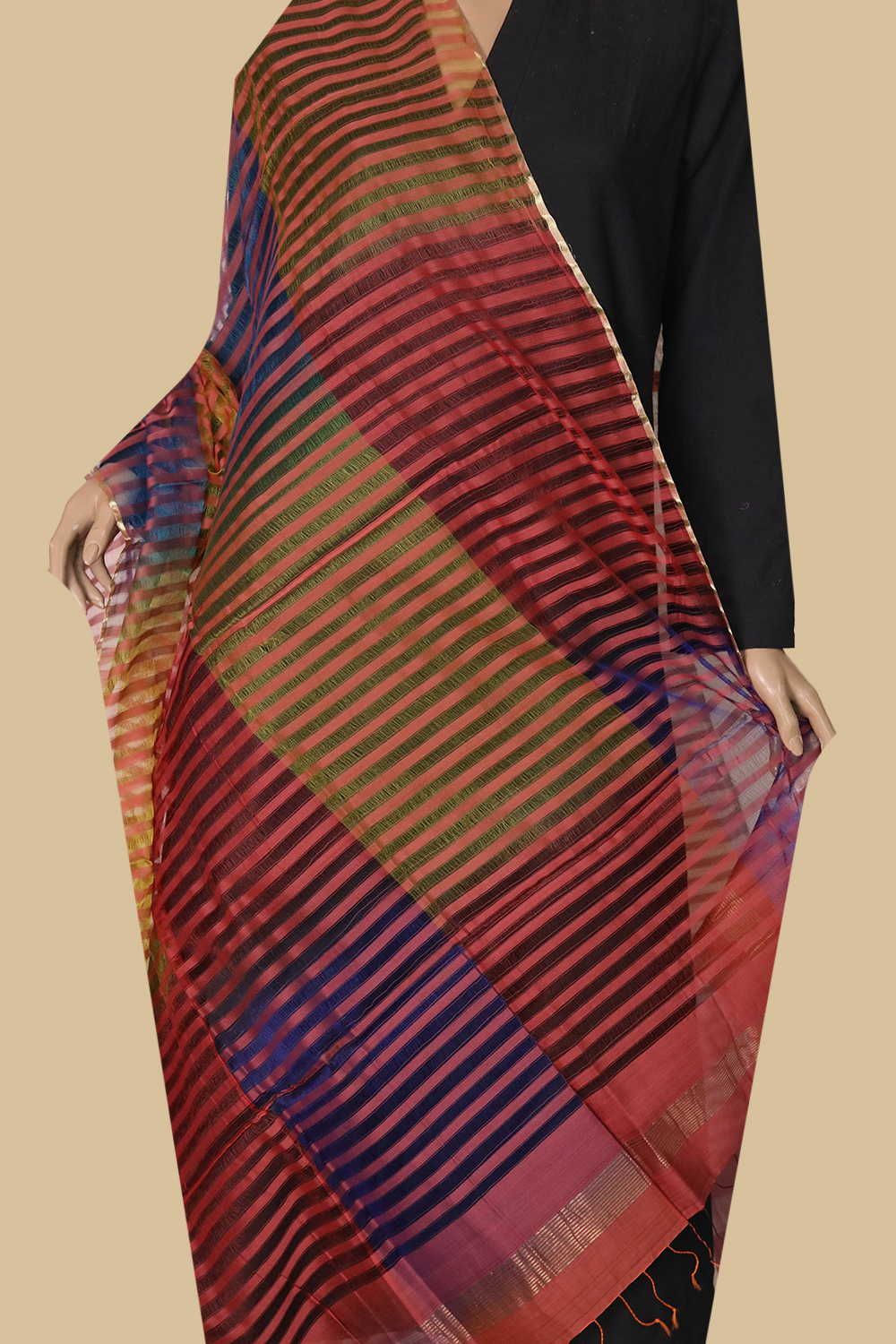 Silk Cotton Dupattas - Matkatus