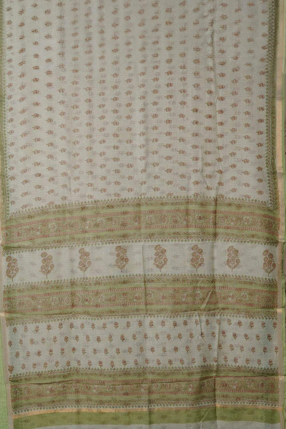 Block Printed Cotton Sarees - Matkatus 