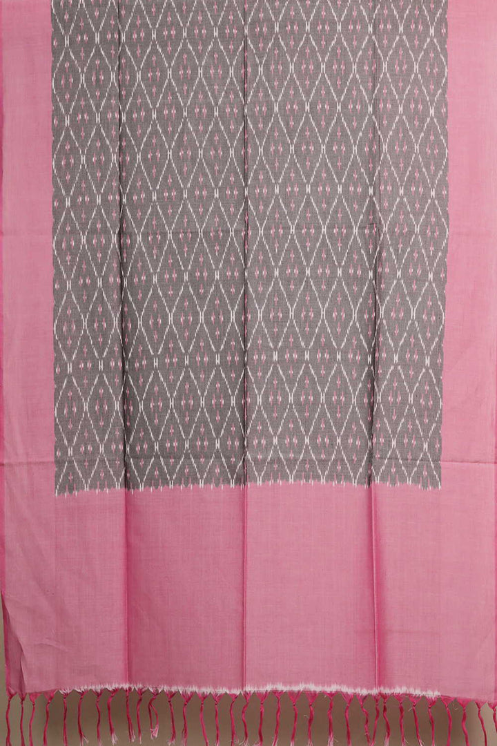 Ikat Cotton Dupatta - Matkatus 