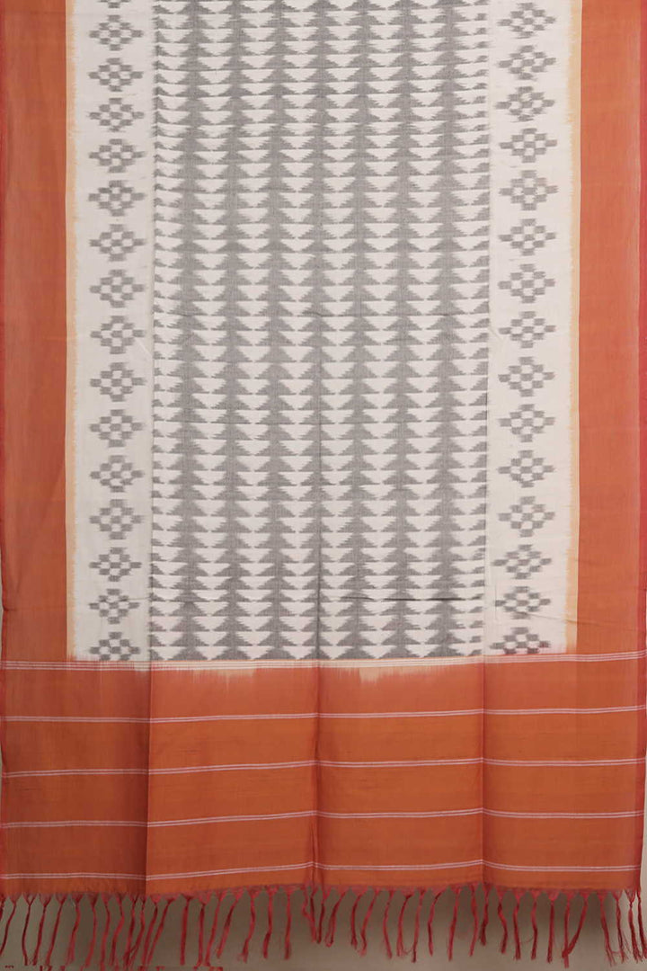 Ikat Cotton Dupatta - Matkatus 