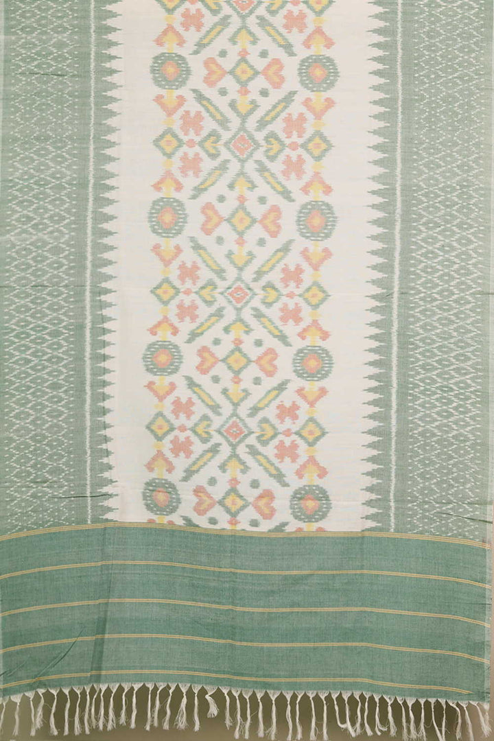 Ikat Cotton Dupatta - Matkatus 