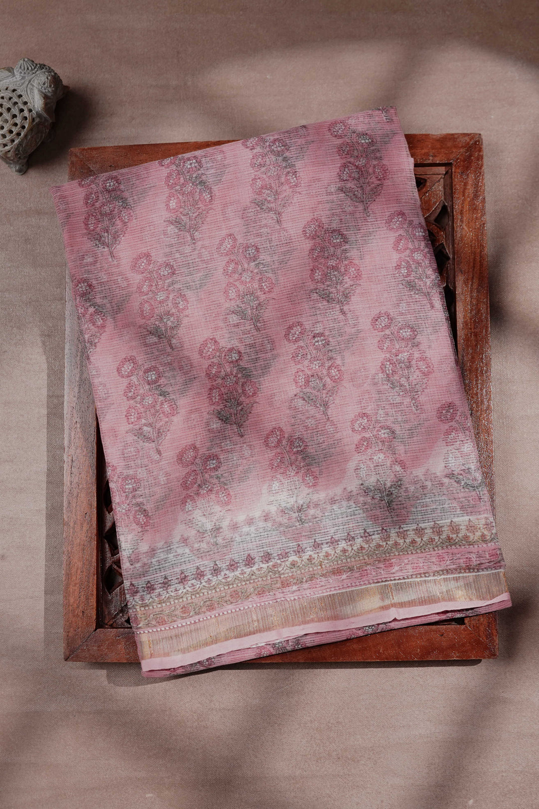 Block Printed Cotton Sarees - Matkatus 