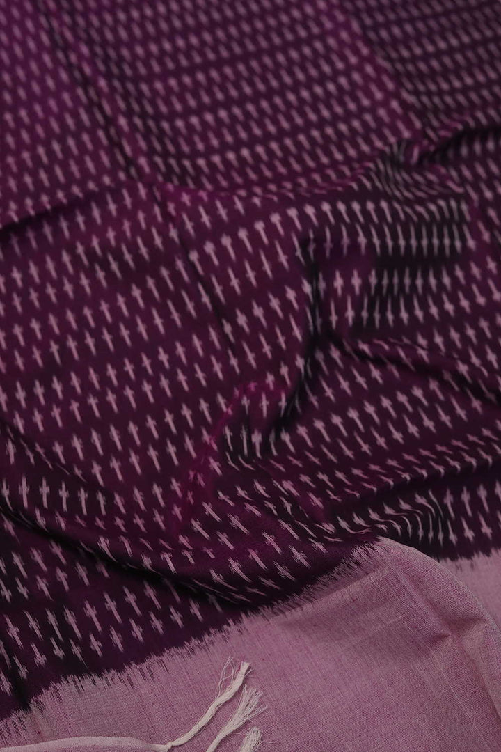 Ikat Cotton Dupatta - Matkatus 