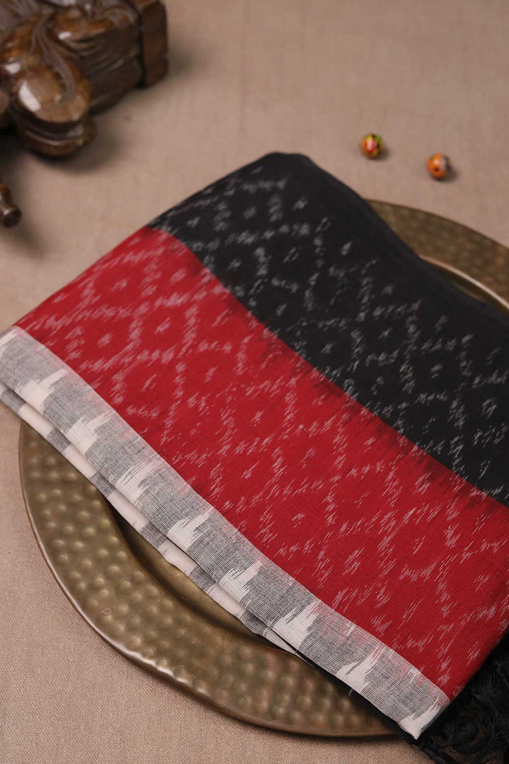 Ikat Cotton Dupatta - Matkatus 