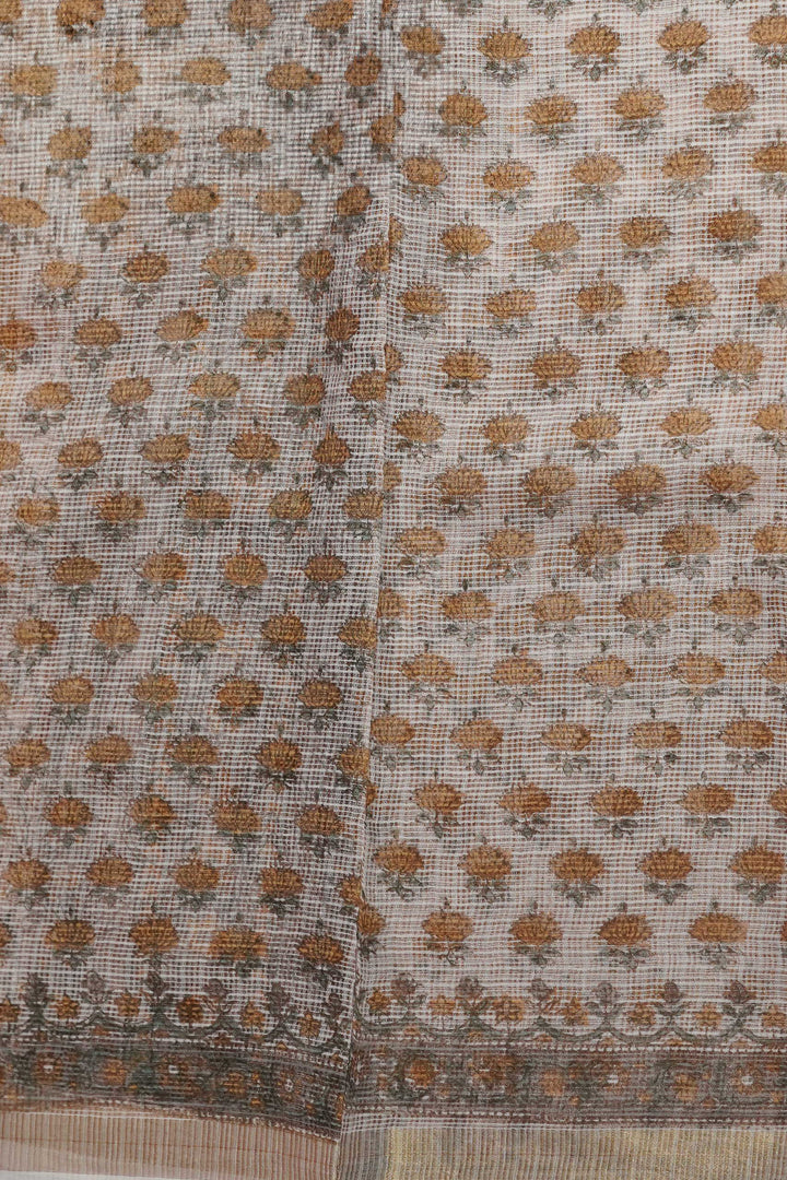 Block Printed Cotton Sarees - Matkatus 