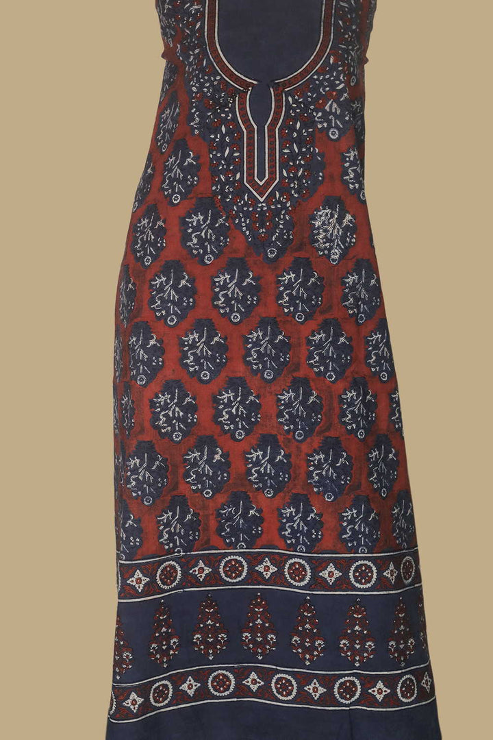 Ajrak Kaftan Fabric - Matkatus 