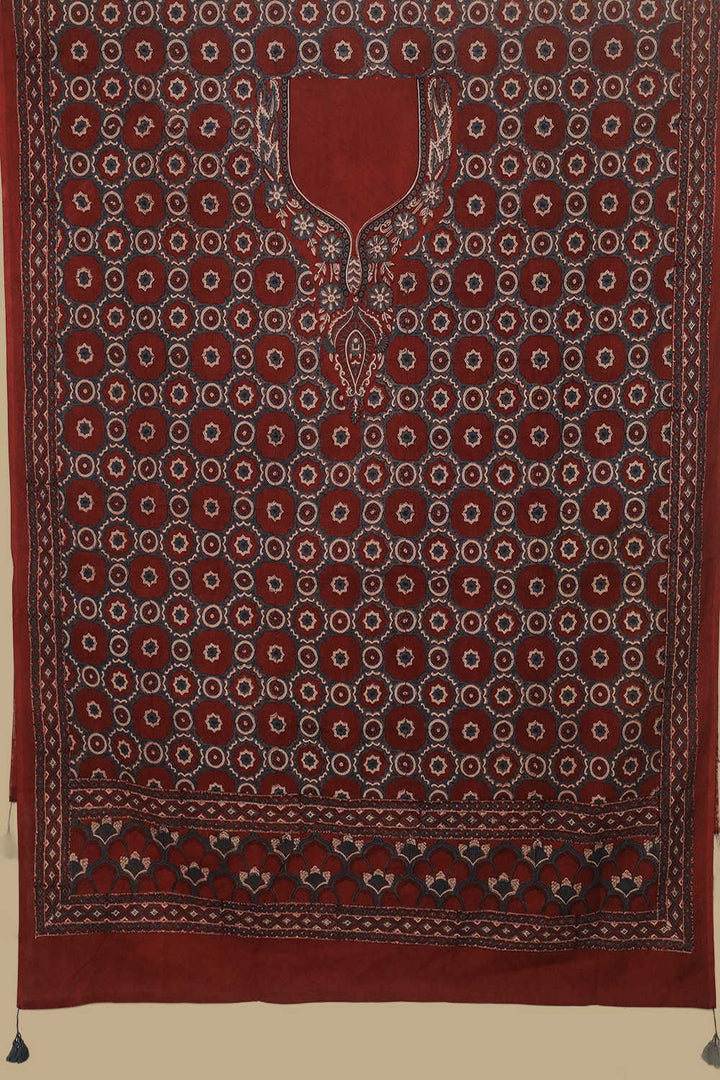 Ajrak Kaftan Fabric - Matkatus 